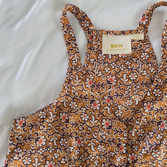 Anthropologie Tops - Anthropologie Maeve V-Neck Sleeveless Blouse